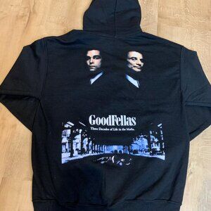 Goodfellas Movie Authentic Double Sided Mens Pullover Graphic Hoodie Size Medium